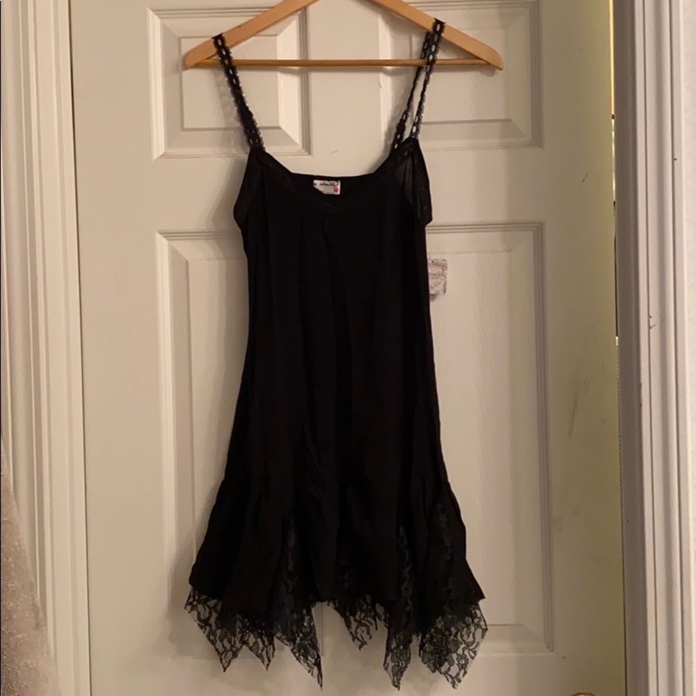 Free People Black Slip